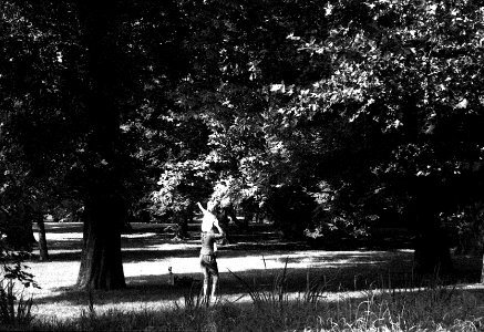 Pentax Zoom 70 - Father and Son in the Park