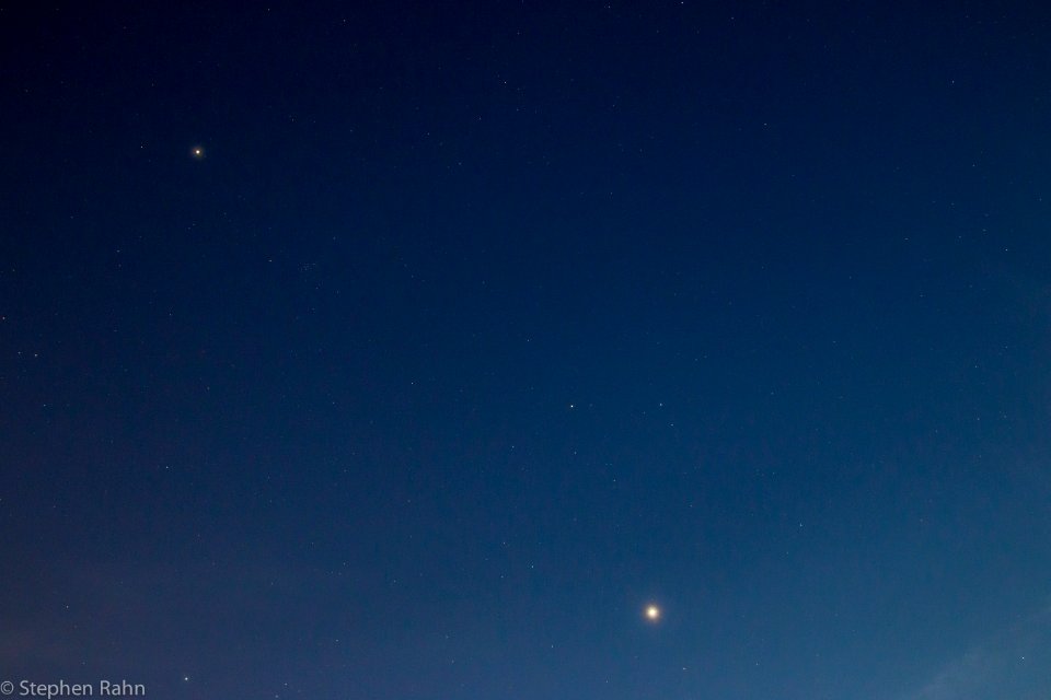 Jupiter and Venus