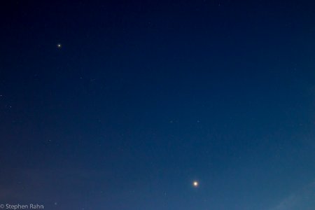 Jupiter and Venus