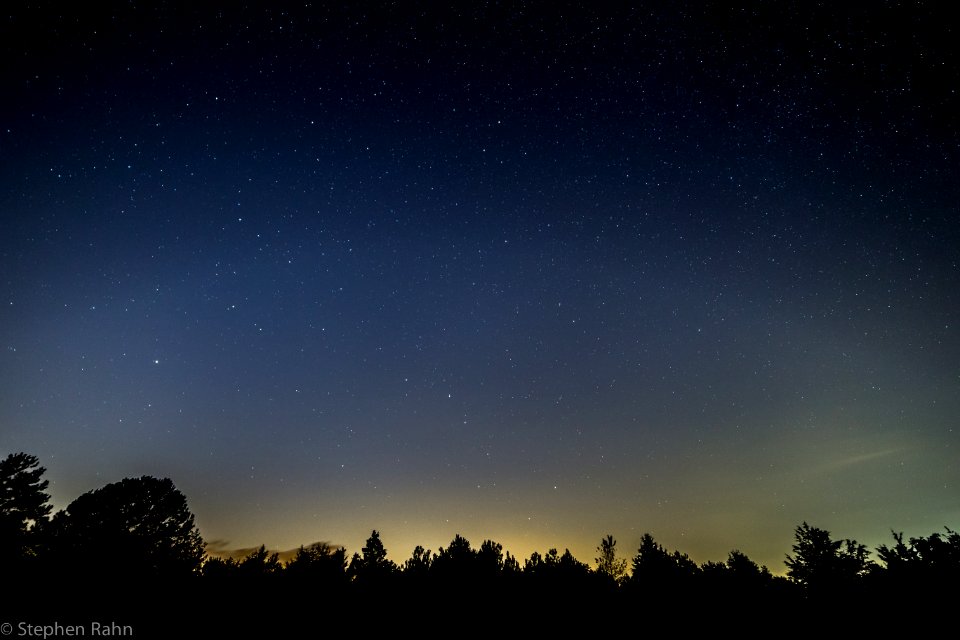 Night Sky over Charlie Elliot Wildlife Center