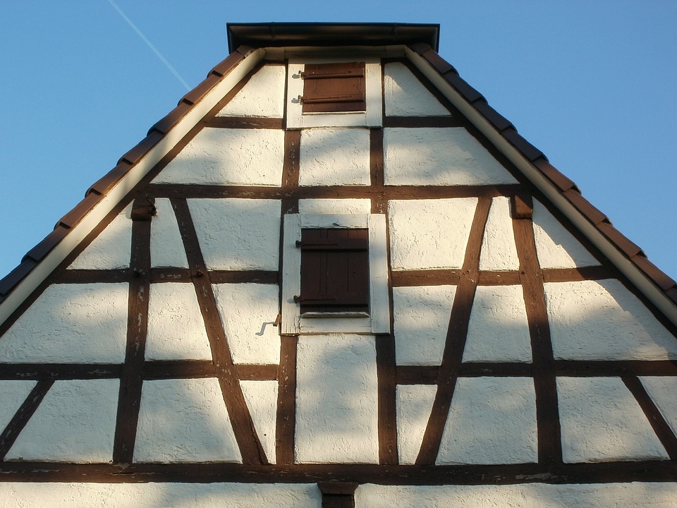 Timber framing schwetzingen building