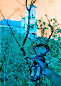 Praktica MTL 5 + Helios-44-2 - Lomography LomoChrome Purple - Mystery Doll