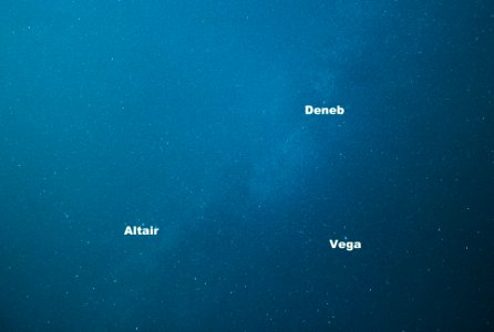 Peering into the Summer Triangle (Annotated Version)