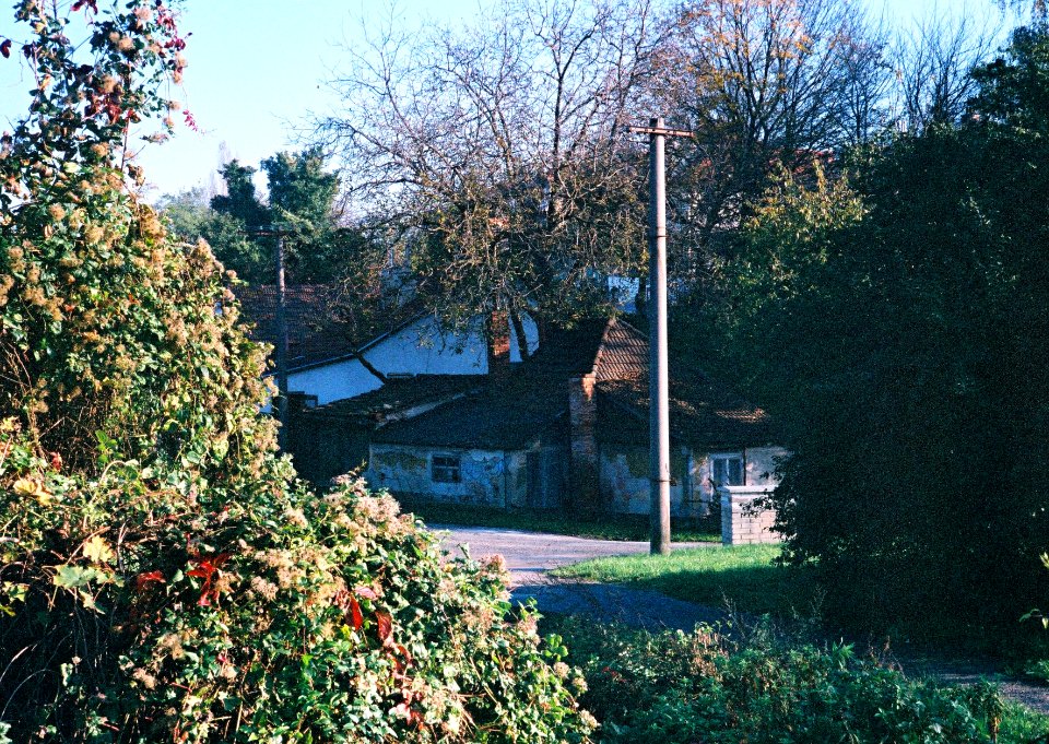 Kiev 4 + Jupiter-8 - Another Version of My Favourite Little House on Lesná 1