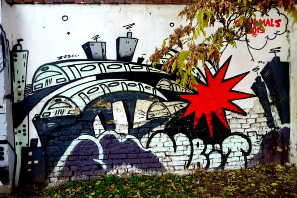 Graffiti - Little Park on Mendel's Square) 04