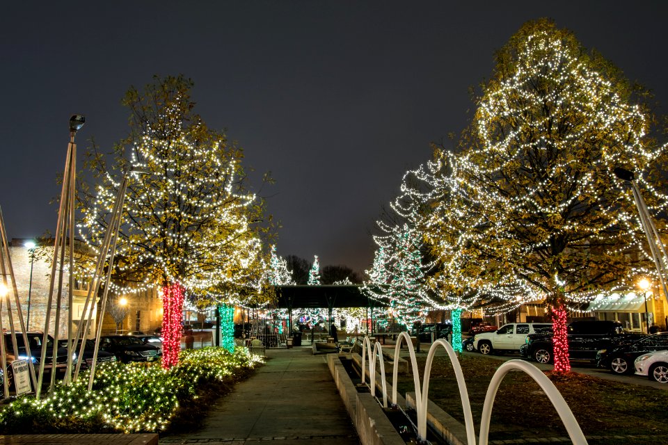 Holiday Lights in Downtown Macon, Georgia