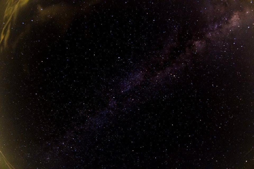 Looking directly at the zenith here.
