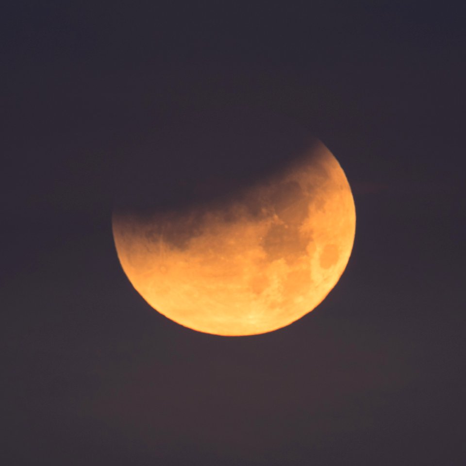 Partial Lunar Eclipse on 1-31-18