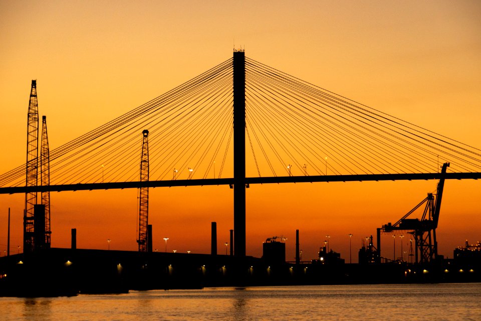 Savannah, Georgia Sunset on 7-10-18