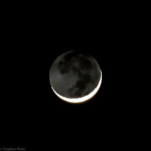 Waxing Crescent on April 1st, 2014