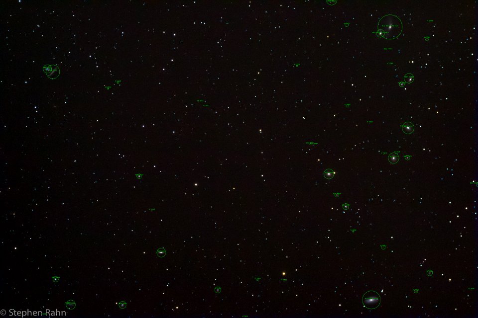 Annotated Galaxies in Virgo