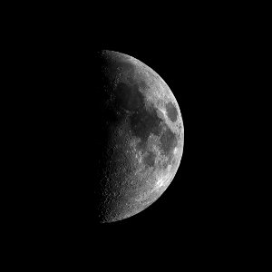 First Quarter Moon on 10-27-17