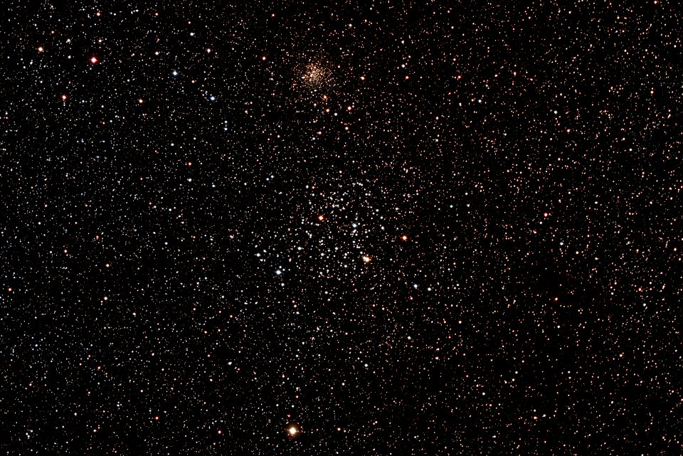 Messier 35 and NGC 2158