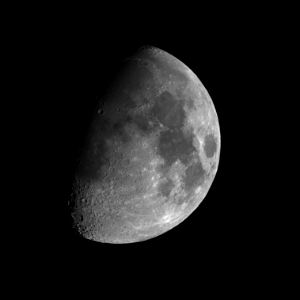 Waxing Gibbous Moon on 9-29-17