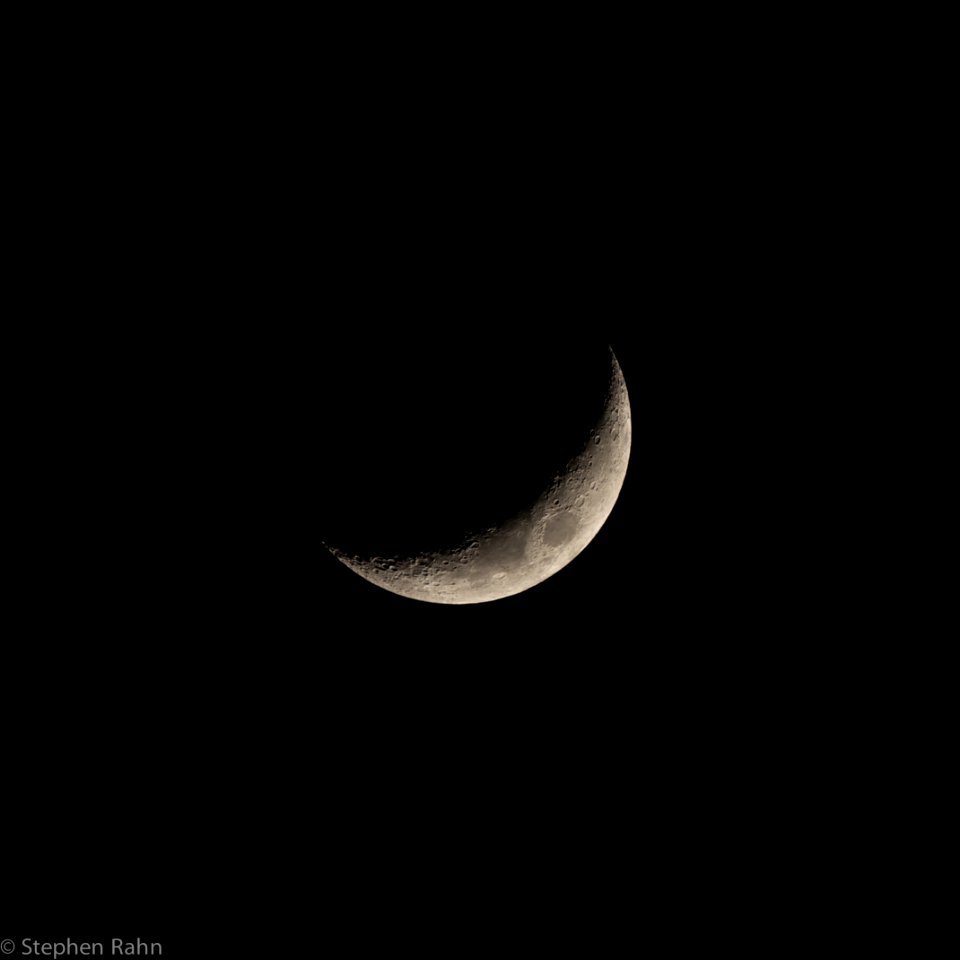 Waxing Crescent on May 3rd, 2014