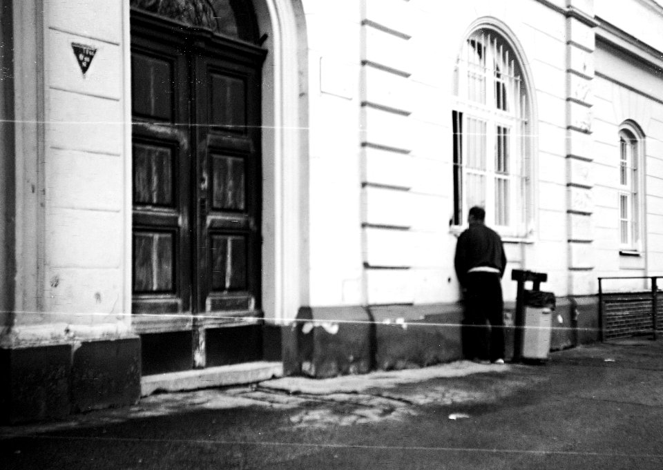 Zeiss Ikon Box Tengor - Psychiatric Hospital Černovice - In front of the Main Building