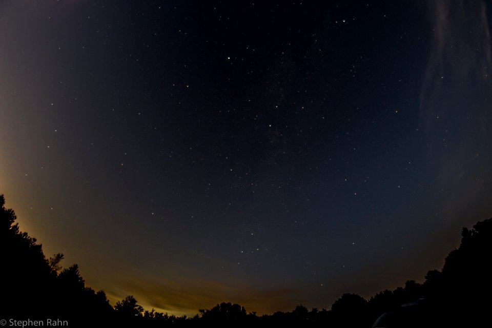 Night Sky over Charlie Elliot Wildlife Center