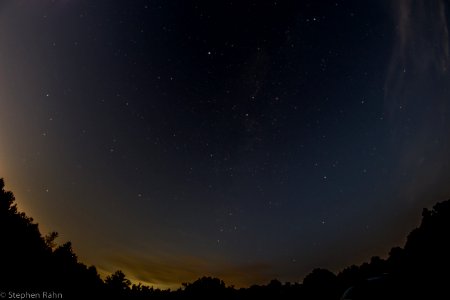 Night Sky over Charlie Elliot Wildlife Center