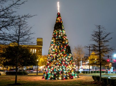 Holiday Lights in Downtown Macon, Georgia