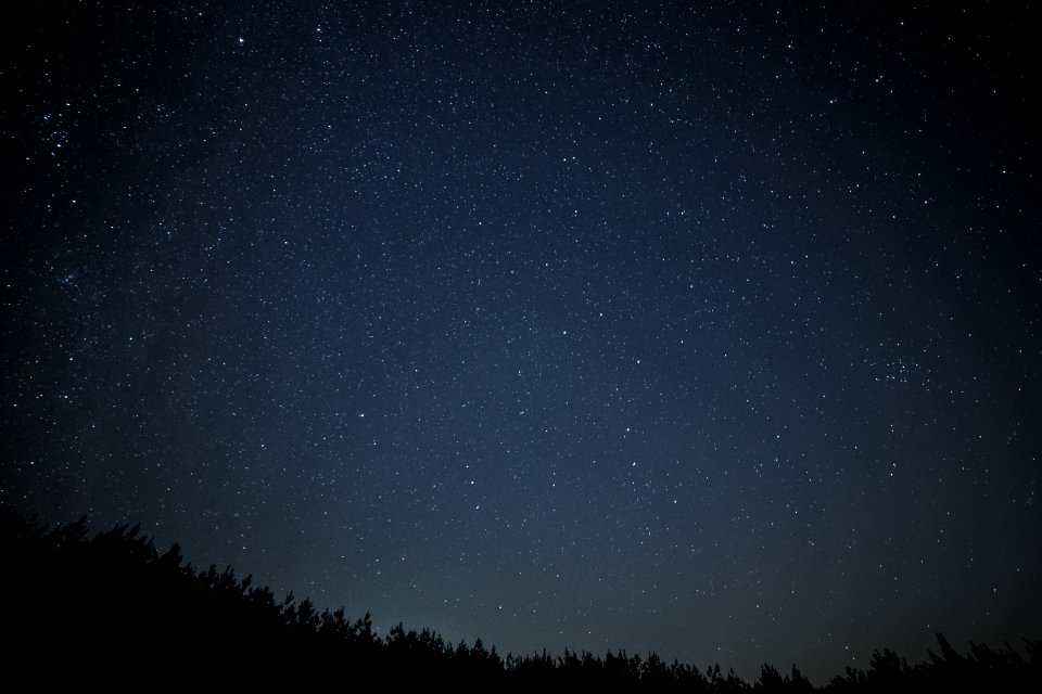 Starfield over Georgia