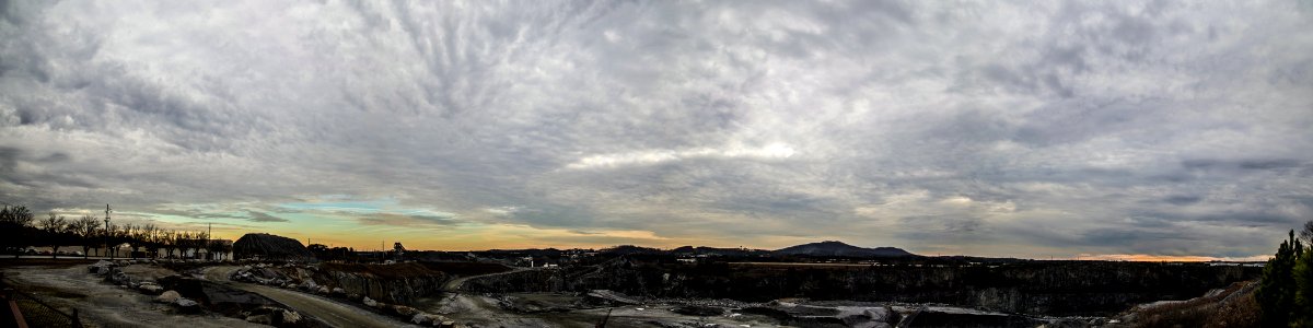 Kennesaw Mountain and Quarry Panorama