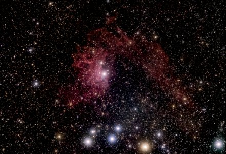 The Flaming Star Nebula