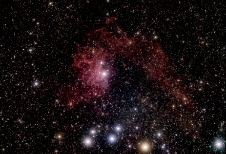 The Flaming Star Nebula photo