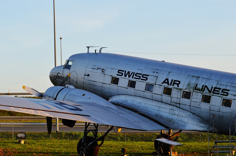 Old aircraft munich airport exhibition