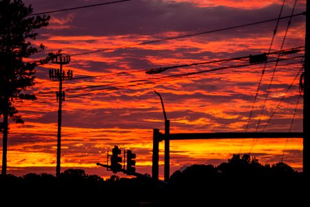 The sky broke like an egg into full sunset and the water caught fire. - Pamela Hansford Johnson