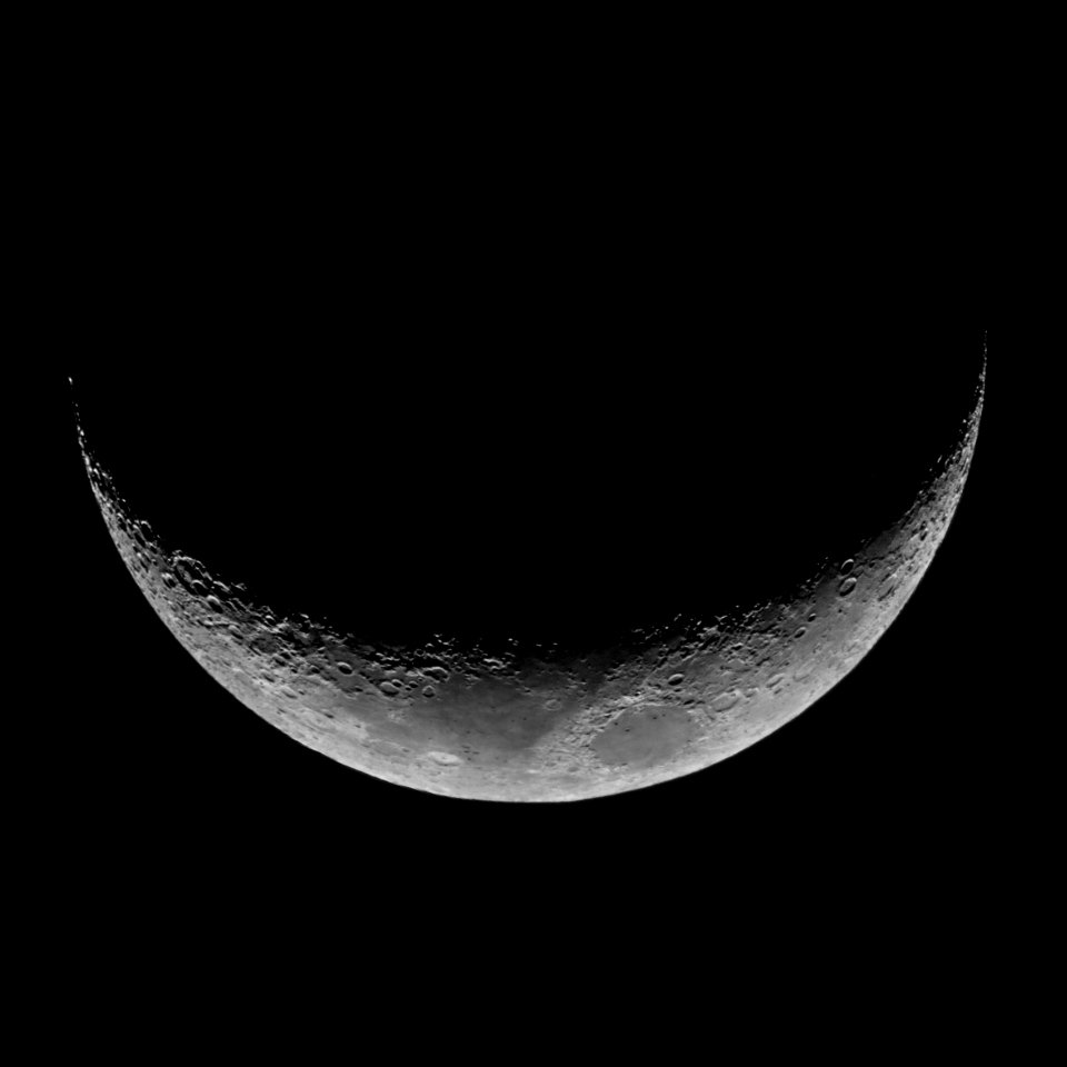 Waxing Crescent Moon on 1-31-17