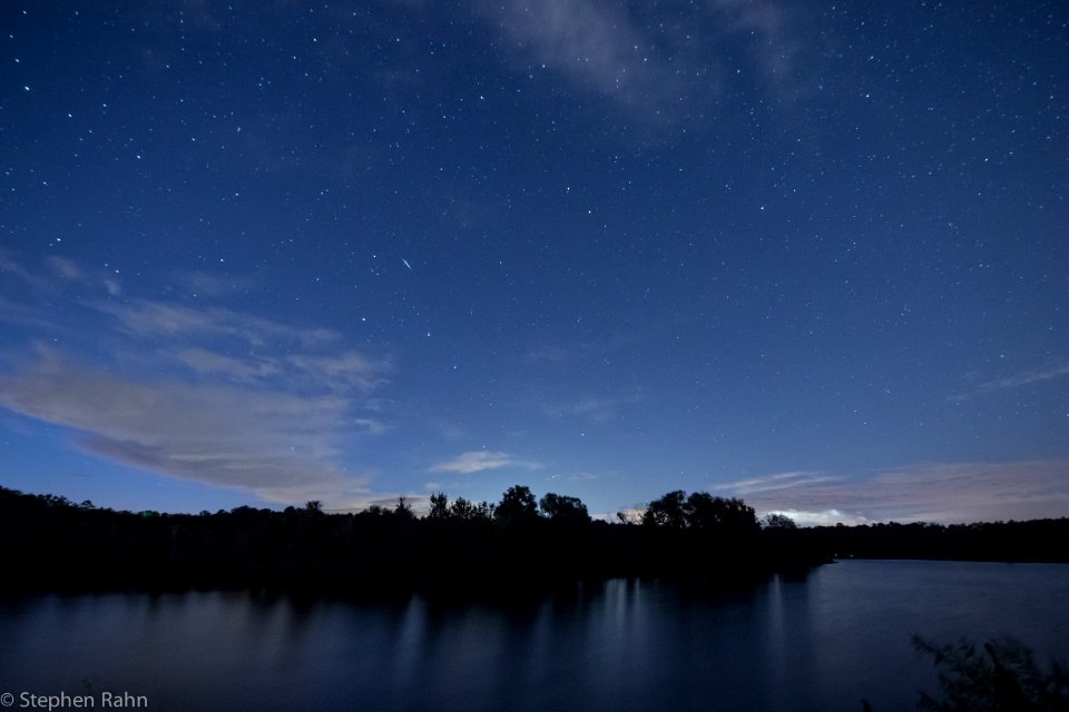 Big Dipper with Iridium Flare