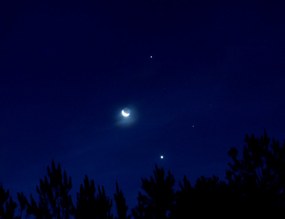 Day 198 - Venus-Jupiter-Moon Conjunction
