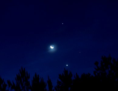 Day 198 - Venus-Jupiter-Moon Conjunction photo