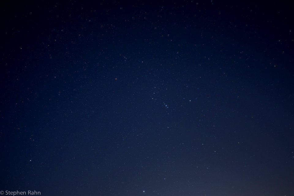 Winter Night Sky over North Georgia