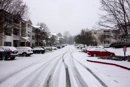Snow in Kennesaw, Georgia - January 28th, 2014