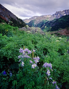 Ouray mountains clouds