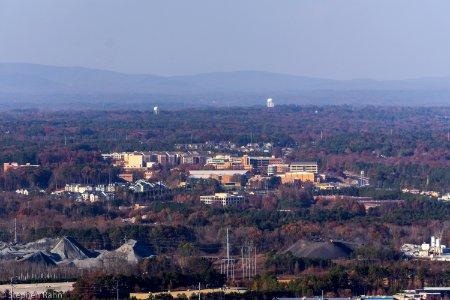 Kennesaw State University as seen from Kennesaw Mountain photo