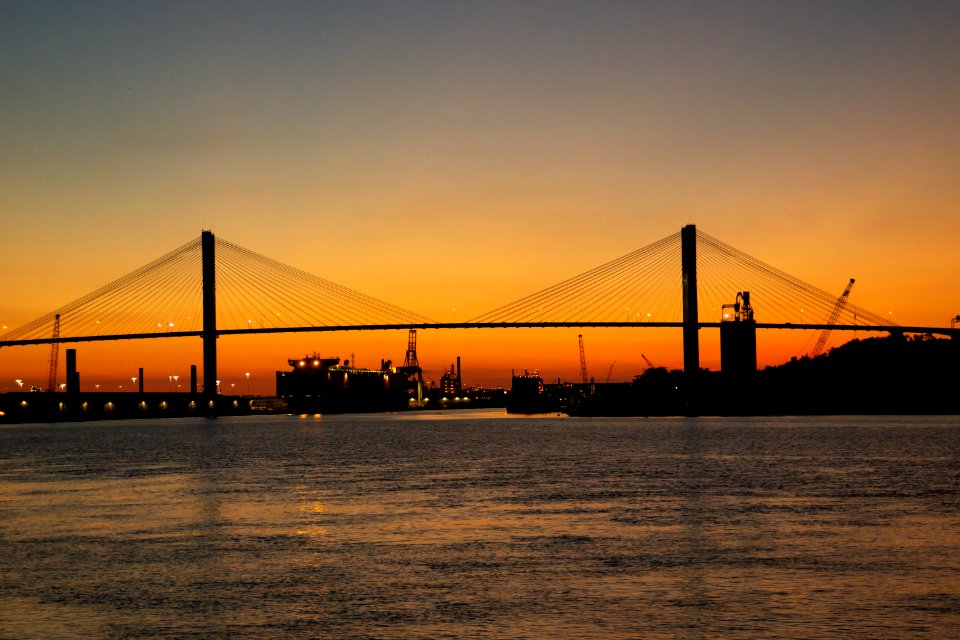 Sunset over Savannah, Georgia 7-9-18