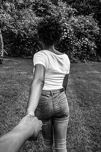 Female person walking