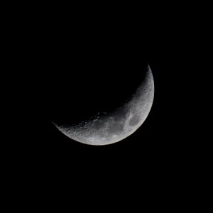 29% Waxing Crescent Moon on 4-20-18