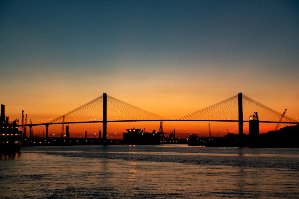 Sunset over Savannah, Georgia 7-9-18