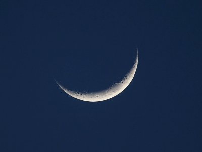 Waxing Crescent - 13% Illuminated