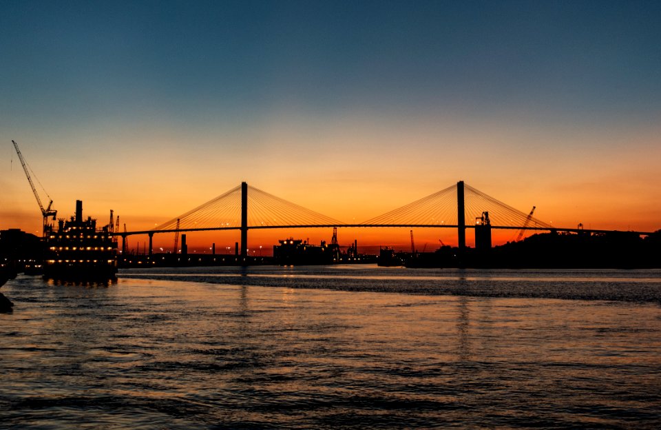 Sunset over Savannah, Georgia 7-9-18