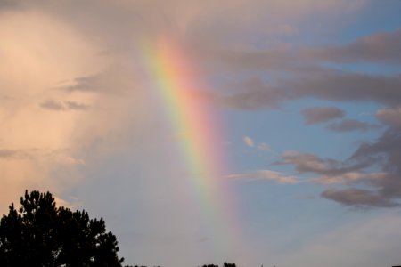 Partial Rainbow in Kennesaw, Georgia - 8-22-13