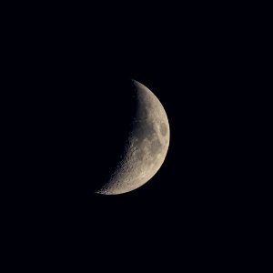 Waxing Crescent Moon on 6-26-2020.
