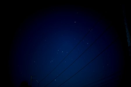 Orion through the Power Lines photo