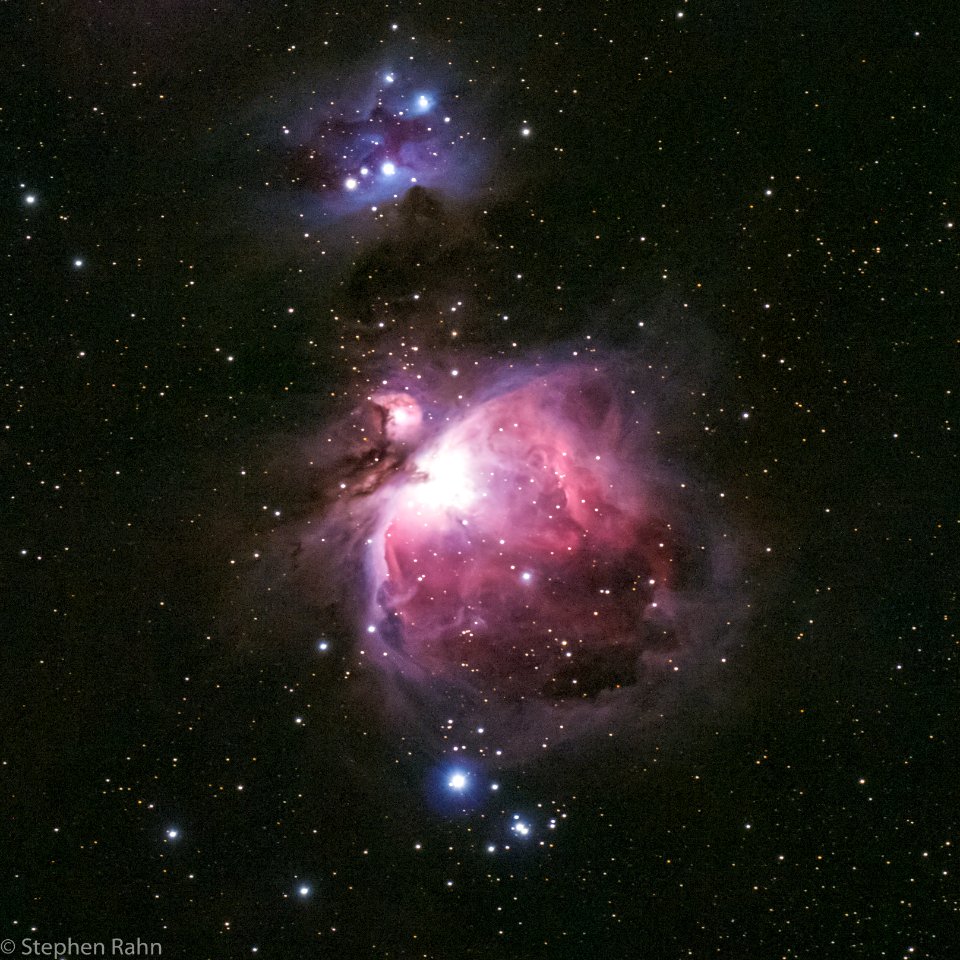 Orion and Running Man Nebulae
