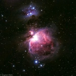 Orion and Running Man Nebulae photo