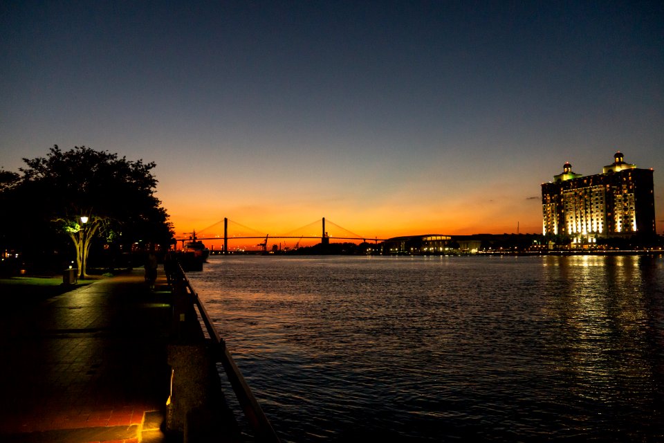 Savannah, Georgia Sunset on 7-10-18