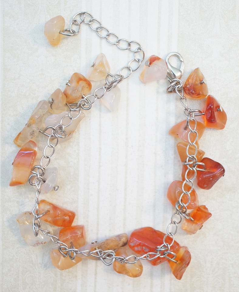 Anklet chain beaded